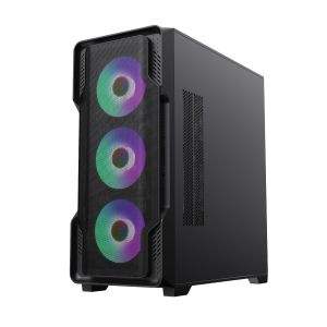 Gamemax Case EATX - SIEGE Black - Addressable RGB