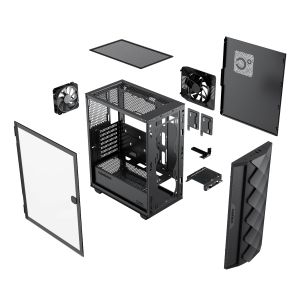 Gamemax Case EATX - Diamond COC Black - Addressable RGB