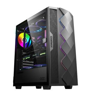 Gamemax Case EATX - Diamond COC Black - Addressable RGB