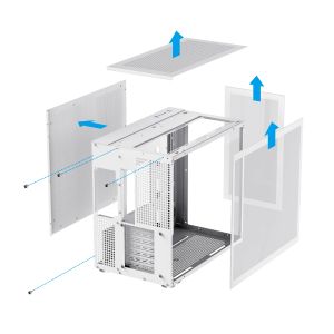Gamemax Case ATX - Infinity White
