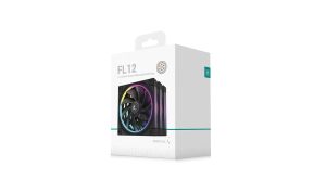 DeepCool Комплект вентилатори Fan Pack 3-in-1 3x120mm - FL12 Black, Addressable RGB