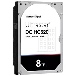 Твърд диск Western Digital Ultrastar 8TB ( 3.5", 256MB, 7200 RPM, SATA 6Gb/s, 512N SE )