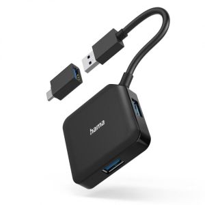 HAMA USB-C HUB / 4 PORT