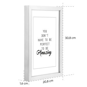 Hama “Chiaro” Plastic Frame, white, 20 x 30 cm