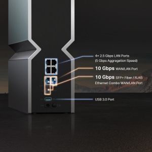 Wireless Router TP-Link Archer BE800 Tri-Band Wi-Fi 7