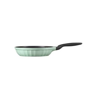 BUYDEEM Cast Aluminum Nonstick Frying Pan, model CP182, color Cozy Greenish