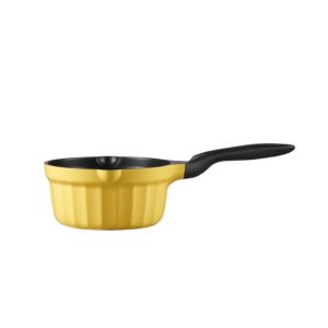 BUYDEEM Cast Aluminum Nonstick Sauce Pan 1,8L, model CP141, color Mellow Yellow