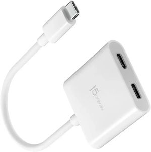 j5create USB-C® to Dual USB-C Adapter