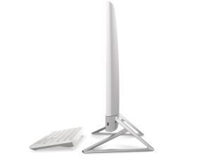 Настолен компютър - всичко в едно Dell 24 All-in-One EC24250, Intel Core 7 150U(12MB cache, 10 cores, up to 5.4 GHz), 23.8" FHD (1920x1080) AG WVA, 16GB, 2x8GB, DDR5, 5200 MT/s, 1TB M.2 PCIe SSD, Intel Graphics, Triangle Stand, 5MP IR Tilt Cam, WiFi 6E+BT
