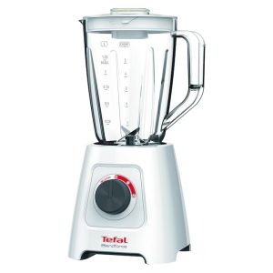 Blender Tefal BL420131 Blendforce II Bol din plastic alb (4 lame), 600W
