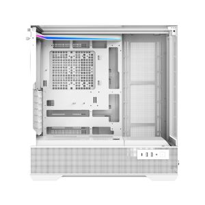 Xigmatek Case EATX - Vision Arctic - 7 ARGB Fans, LCD Display Panel, Smart Fan Control