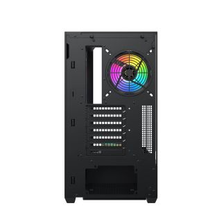 Xigmatek Case EATX - Vision - 7 ARGB Fans, LCD Display Panel, Smart Fan Control