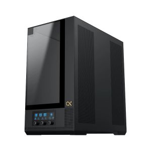Xigmatek Case EATX - Vision - 7 ARGB Fans, LCD Display Panel, Smart Fan Control