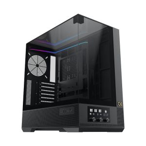 Xigmatek Case EATX - Vision - 7 ARGB Fans, LCD Display Panel, Smart Fan Control