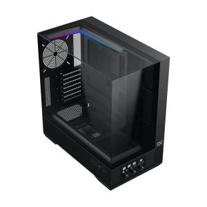 Xigmatek Case EATX - Vision - 7 ARGB Fans, LCD Display Panel, Smart Fan Control