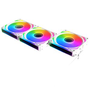 Xigmatek Fan Pack 3-in-1 3x120mm - Starlink Ultra Arctic - Infinity Mirror, A-RGB