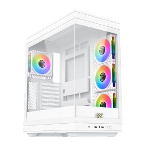 Xigmatek Case EATX - Meta Arctic - 4 x 120 mm ARGB fans
