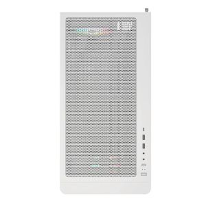 Montech Case ATX - XR Wood (W) - 4 x 120 mm ARGB Fans, Wood, USB-C, White