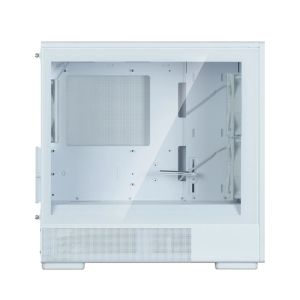 Zalman Case mATX - P10 NAMU WHITE - Wood, USB-C