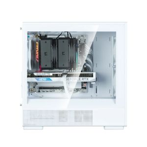 Zalman Case mATX - P10 NAMU WHITE - Wood, USB-C