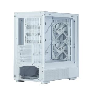 Zalman Case mATX - P10 NAMU WHITE - Wood, USB-C