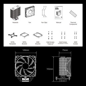 Zalman охлаждане за процесор CPU Cooler CNPS9X OPTIMA2 LGA1851/AM5