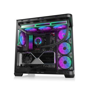 Raijintek Case EATX - ATREUS BT4 Black - 4 x 120 mm Infinity Mirror ARGB Fans included
