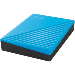 WD My Passport 4 TB taşınabilir HDD USB3.0 USB2.0 uyumlu Mavi Perakende