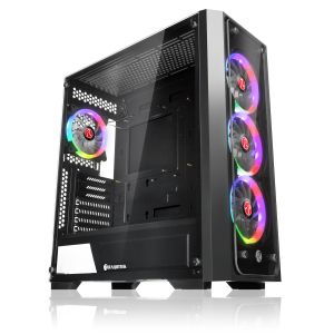 Raijintek кутия Case EATX - PONOS TG4 - 4 x 120mm ARGB Fans, Tempered Glass