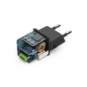 Hama Fast Charger, USB-C, Super-Mini Charger, PD, 25 W, black