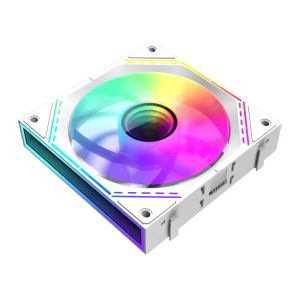 Gamemax Fan Pack 3-in-1 3x120mm - FN12A-S3I White, Daisy-Chain, Addressable RGB
