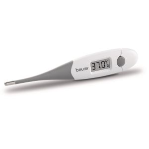 Термометър Beurer FT 16/1 clinical thermometer, Contact-measurement technology, Display in °C, Protective cap; Waterproof, white