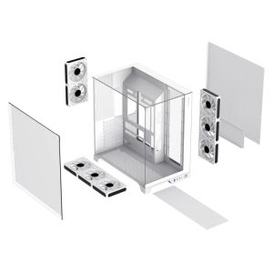 Gamemax кутия Case ATX - Infinity Plus White