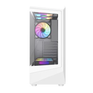 Gamemax Case ATX - Vista COC AW - 5 x 120 mm A-RGB Fans, MB Plate COC Fan