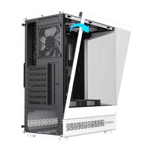 Gamemax Case ATX - Vista COC AW - 5 x 120 mm A-RGB Fans, MB Plate COC Fan