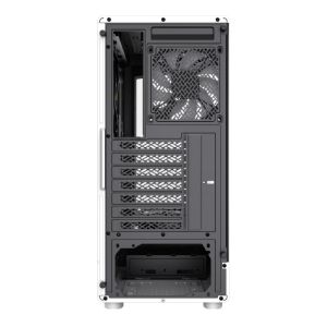 Gamemax Case ATX - Vista COC AW - 5 x 120 mm A-RGB Fans, MB Plate COC Fan