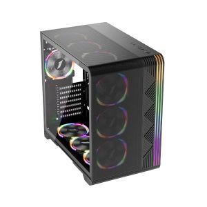 1stPlayer Case ATX - VT7-BK - USB-C, Mesh, A-RGB