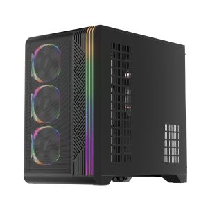 1stPlayer Case ATX - VT7-BK - USB-C, Mesh, A-RGB