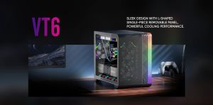 1stPlayer Case mATX - VT6-BK - Mesh, A-RGB