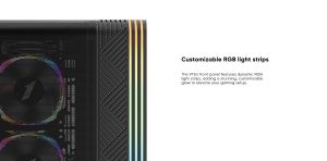 1stPlayer Case mATX - VT6-BK - Mesh, A-RGB
