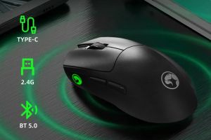 Marvo безжична геймърска мишка Wireless Gaming Mouse Niro 320 G867W - Bluetooth, 2.4G, 8000dpi