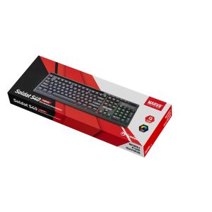 Marvo геймърска клавиатура Gaming Keyboard 104 keys - Soldat S40 K603 - Silent, RGB