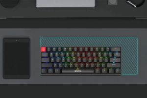 Marvo Gaming Mechanical keyboard Saber 61 KG933G White - 61 keys, Red Switches [Linear]