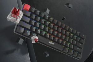 Marvo Gaming Mechanical keyboard Saber 61 KG933G White - 61 keys, Red Switches [Linear]