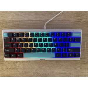 Marvo капачки за клавиатура Custom Keycap Set PBT, 104 keys, Dark Blue, Black, Cyan - MARVO-KP-01-BL
