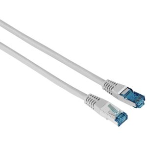 Cablu de corelare de rețea HAMA F/UTP, CAT 6, RJ-45 - RJ-45, 1Gbit/s, 5,0 m, Gri, Bulk