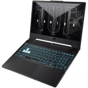 Dizüstü Bilgisayar Asus TUF Gaming A15 FA506NC-HN012 (90NR0JF7-M001Y0), altı çekirdekli AMD Ryzen 5 7535HS 3,3/4,5 GHz, 15,6" (39,62 cm) Full HD IPS Parlama Önleyici 144 Hz ekran ve GF RTX 3050 4 GB, (HDMI), 16 GB DDR5, 512 GB SSD NVMe, 1x USB 3.2 Gen 2 T