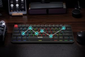 Marvo Gaming Mechanical keyboard Saber 61 KG933G White - 61 keys, Red Switches [Linear]