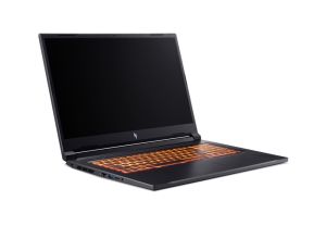 Лаптоп Acer Nitro V17, ANV17-41-R6Q7, AMD Ryzen R7 260 AI ( up to 5.1GHz, 16MB), 17.3" FHD(1920x1080)IPS 144Hz, 1*16GB DDR5 (1 slot free), 1024GB PCIe NVMe SSD, NVIDIA GeForce RTX 4050 6GB GDDR6, Wi-Fi AX, BT, No OS, Black