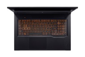 Лаптоп Acer Nitro V17, ANV17-41-R6Q7, AMD Ryzen R7 260 AI ( up to 5.1GHz, 16MB), 17.3" FHD(1920x1080)IPS 144Hz, 1*16GB DDR5 (1 slot free), 1024GB PCIe NVMe SSD, NVIDIA GeForce RTX 4050 6GB GDDR6, Wi-Fi AX, BT, No OS, Black